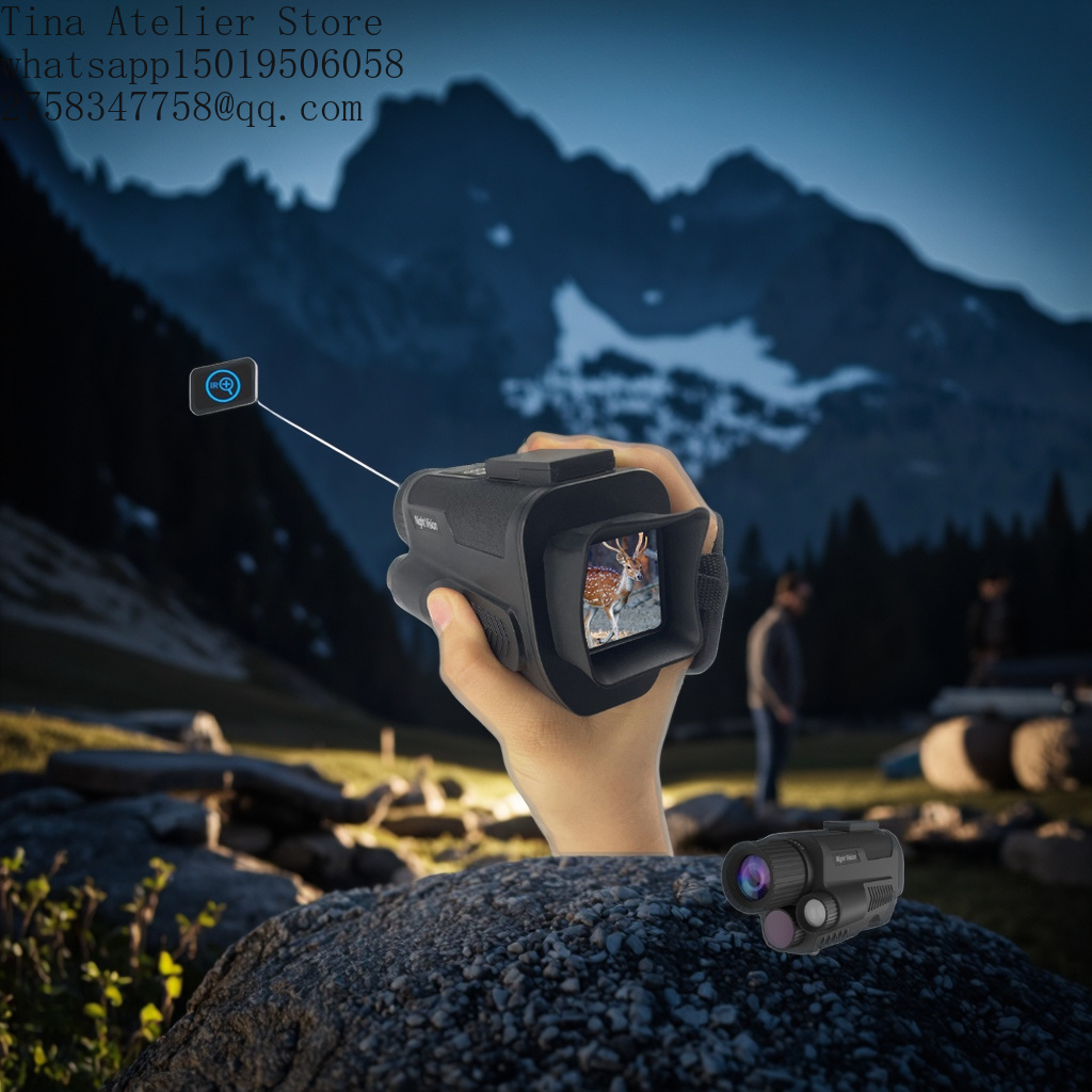 Thermal Scope Night Vision Monocular - Z9001 Telescopio Térmico Monocular 40MP con