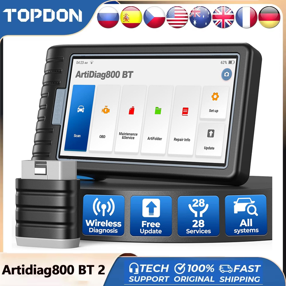 Topdon Tc001 Thermal Camera - TOPDON ArtiDiag800 BT Herramienta de Diagnóstico