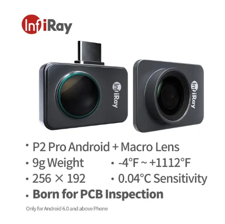 Infiray P2 Pro Macro Lens - Indolay P2 Pro cámara térmica infrarroja