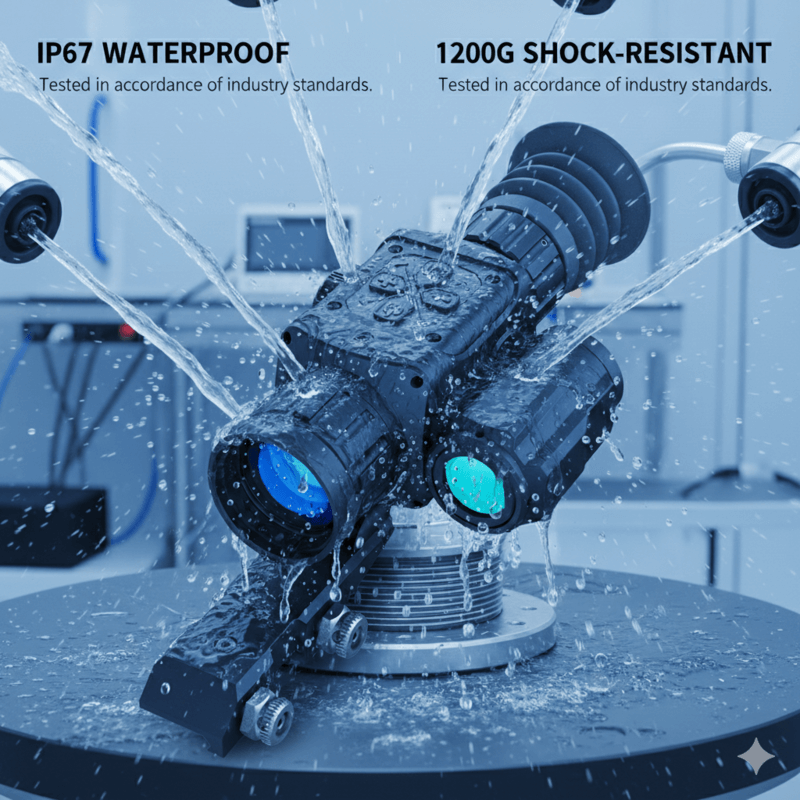 Visor Térmico WOLF3M con LRF 3 - Thermal Scope Night Vision Monocular reseña y precio