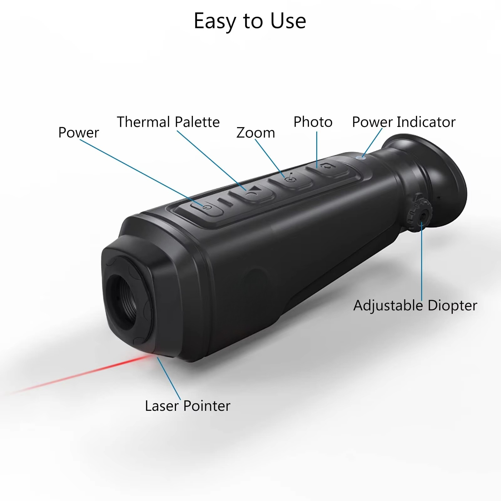 Cámara de Imagen Térmica para  - Thermal Scope Night Vision Monocular reseña y precio