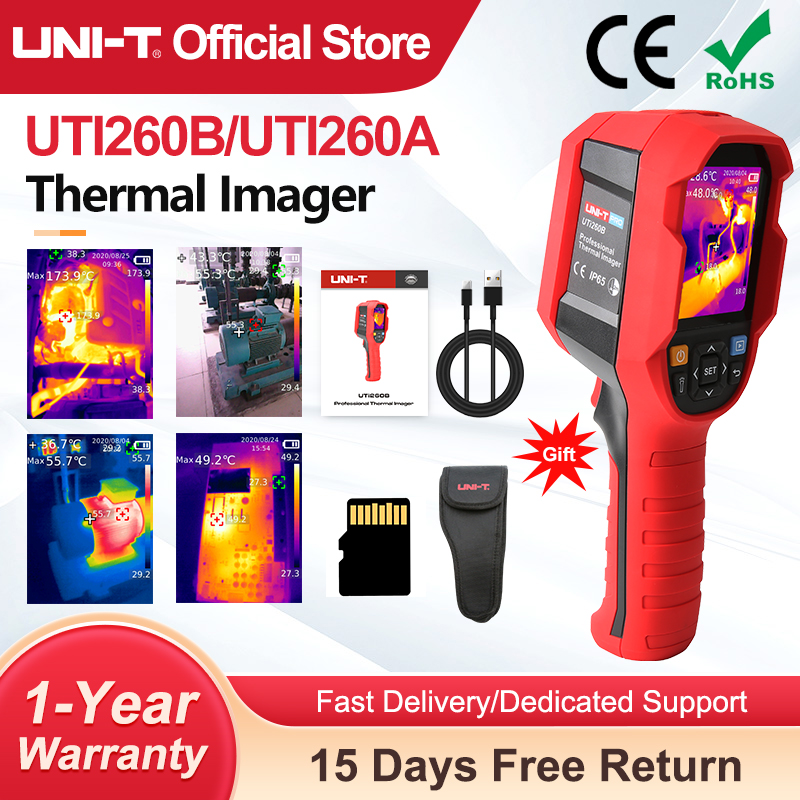 Cámara de imagen térmica UNI-T - Nf 521 Thermal Imaging Camera reseña y precio