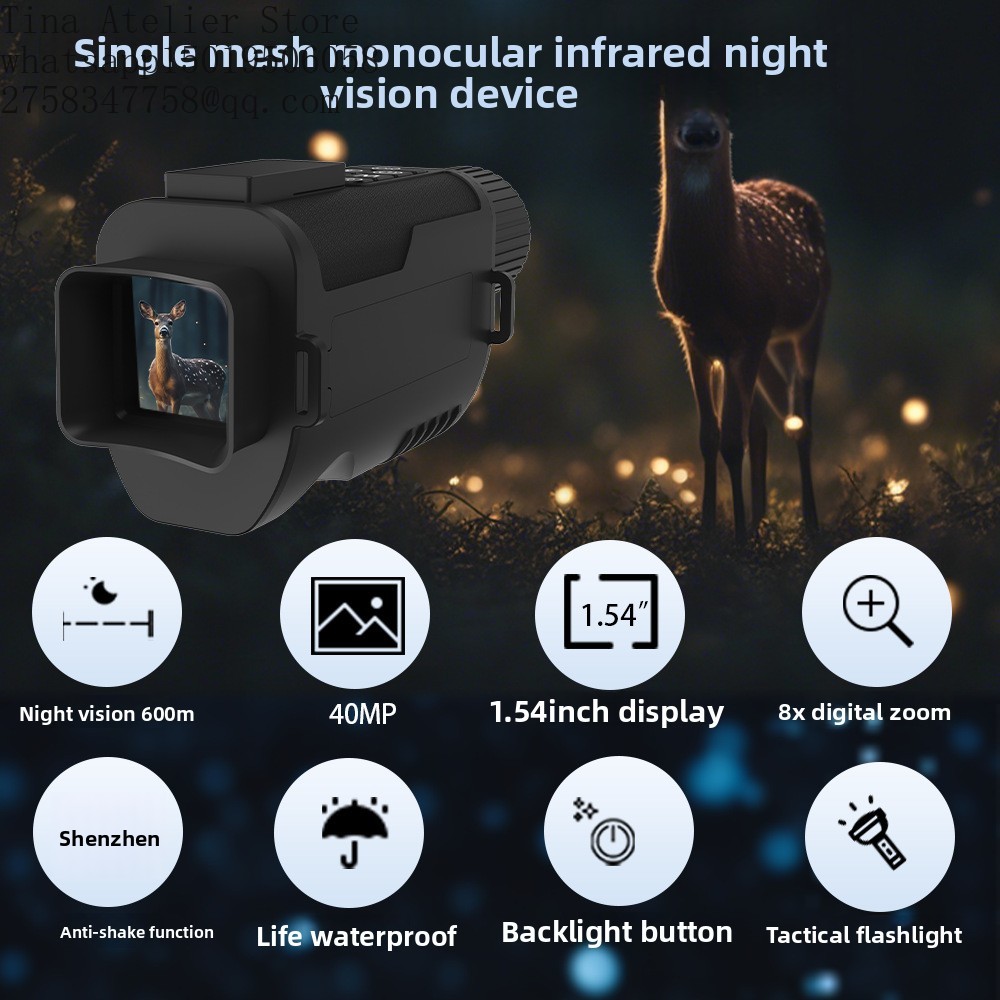 Z9001 Telescopio Térmico Monoc - Thermal Scope Night Vision Monocular reseña y precio