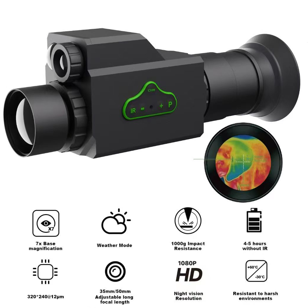 Cámara Telescópica Monocular c - Thermal Scope Night Vision Monocular reseña y precio
