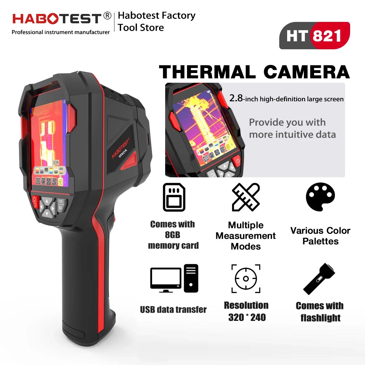 Cámara térmica HABOTEST HT821A - Nf 521 Thermal Imaging Camera reseña y precio