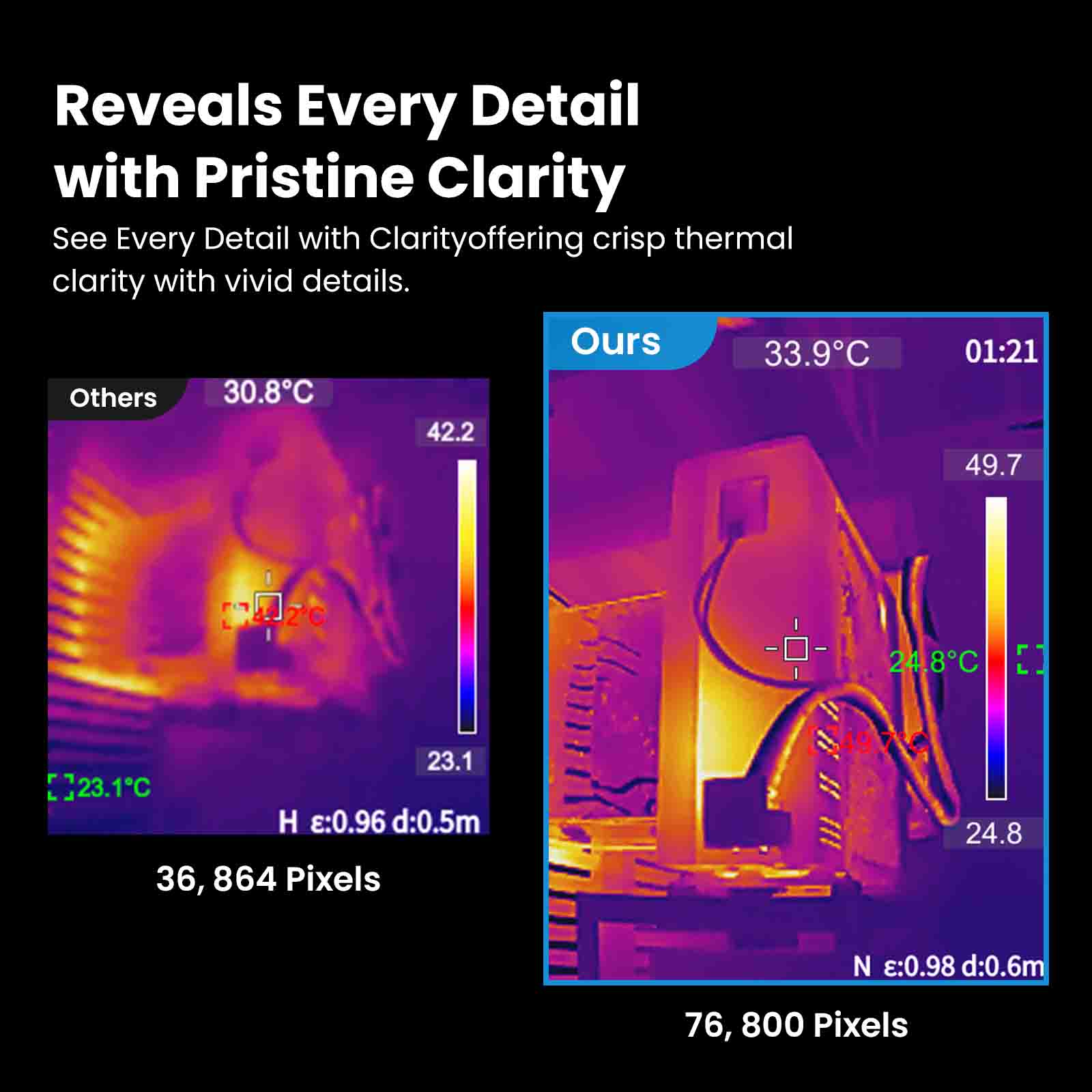 Cámara termográfica mejorada M - Nf 521 Thermal Imaging Camera reseña y precio