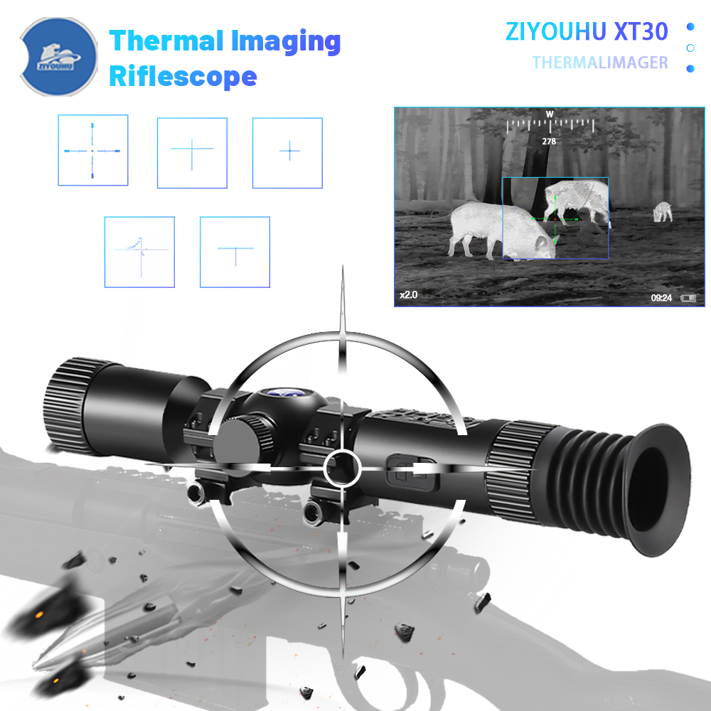 Mira telescópica térmica XT30  - Hunting Thermal Imaging Scope reseña y precio